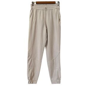 Lululemon Pullon Jogger Sweat Pants Drawstring Stretch Waist Womens 4 LW5EU95